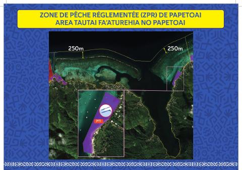 Papeto'ai — Carte des zones